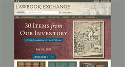 Desktop Screenshot of lawbookexchange.com